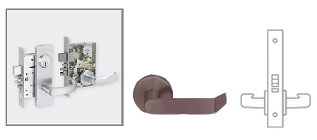 Schlage L9010 06A 613 Mortise Passage Set Schlage L9010 06A 613 Mortise Passage Set