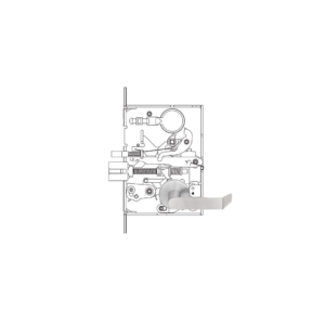 Schlage L9070J 06A 626 Mortise Lock, Classroom Function, Less FSIC