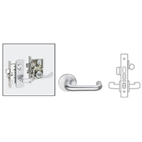 Schlage L9080P 03B 626 C keyway mortise lock satin chrome