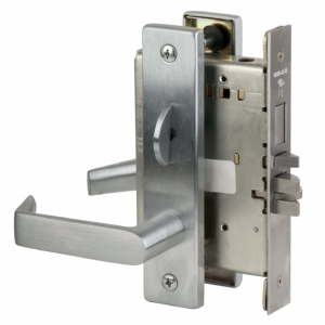 Schlage L9453P-06L C keyway, mortise lock, satin chrome