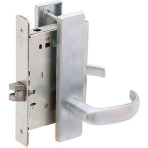 Schlage L9453P-17L C keyway, mortise lock, satin chrome