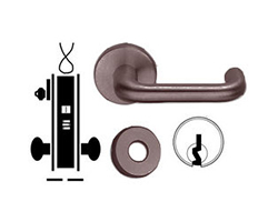 Schlage L9092PEU-03A C keyway, mortise lock, oil rubbed bronze
