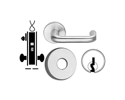 Schlage L9092PEU-03B C keyway, mortise lock, polished chrome