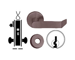 Schlage L9092PEU-06A C keyway, mortise lock, oil rubbed bronze