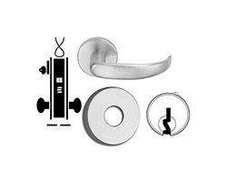 Schlage L9092PEU-17A C keyway, mortise lock, polished chrome