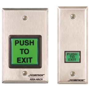 Securitron EEB3N Exit Button w/Timer Narrow Stile