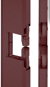 Trine 4850-10B, 1/2" Surface mounted strike for Rim Panic Devices.